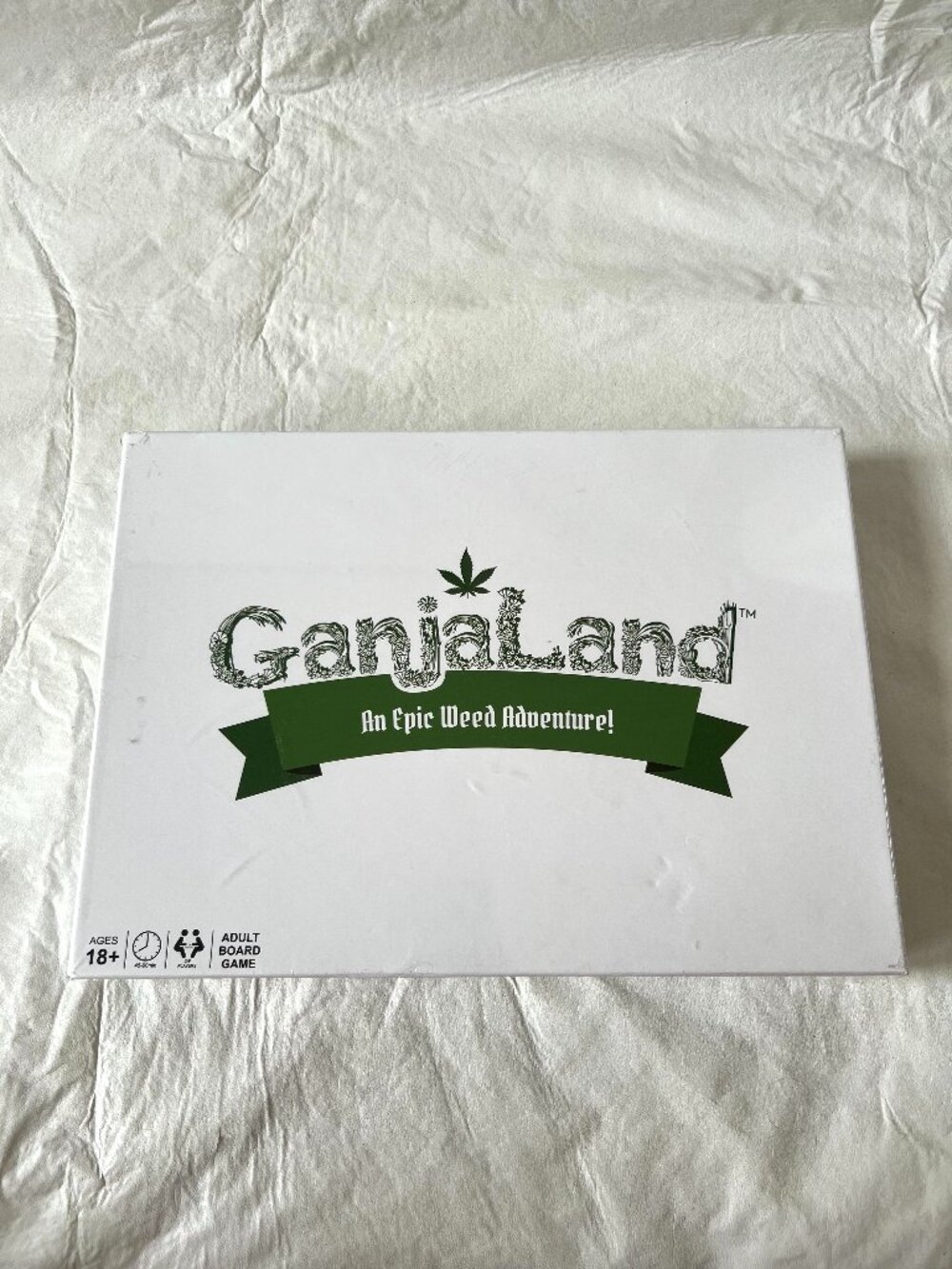 Ganjaland board game by What Do You meme adult 21+ novelty adventure 2-8 players